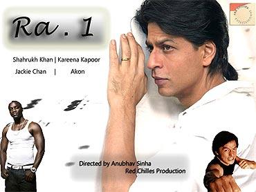 A poster of Ra.One