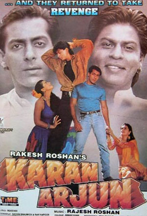 Movie poster of Karan Arjun
