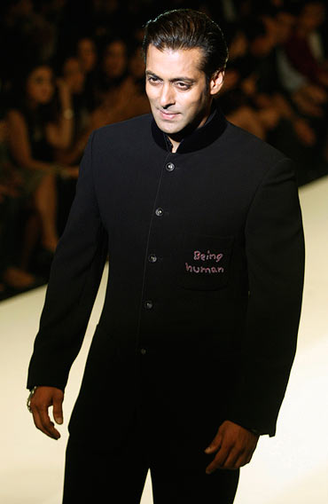 Salman walks the ramp for his Being Human charity
