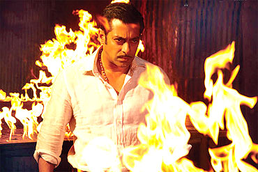 Dabangg was produced by Arbaz Khan, Salman's younger brother