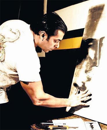 Salman Khan, the painter