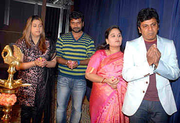 Rakshita, Prem, Geetha and Shivrajkumar