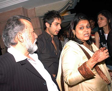 Pankaj Kapur, Shahid and Supriya Pathak