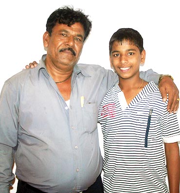 Sagar and his father Ashok Salunke