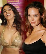 Mallika Sherawat and Angelina Jolie