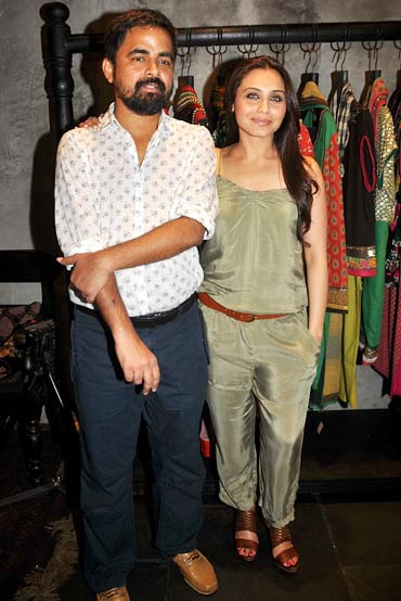 Sabyasachi Mukherjee and Rani Mukerji