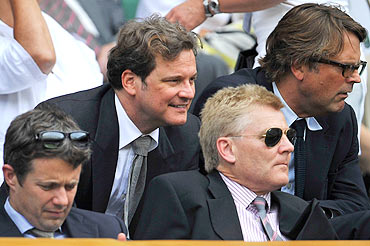 Colin Firth (second from left)