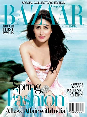 Kareena Kapoor on the cover of Harper's Bazaar