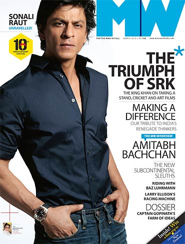 Shah Rukh Khan on the cover of Man's World