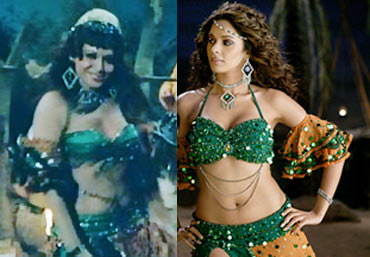 Stills from Sholay and Aap Kaa Suroor