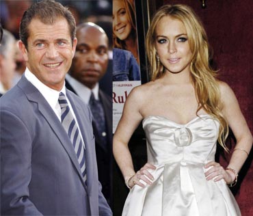 Mel Gibson and Lindsay Lohan