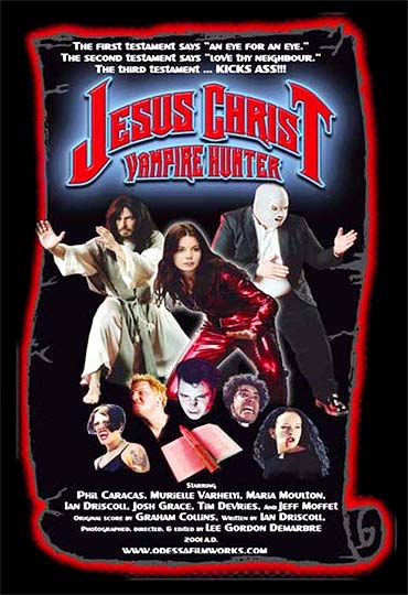 A poster of Jesus Christ Vampire Hunter