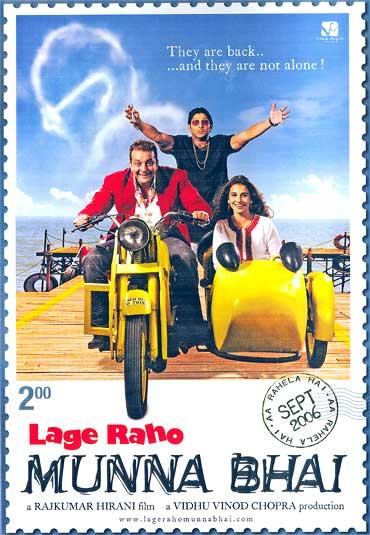 A poster of Lage Raho Munna Bhai