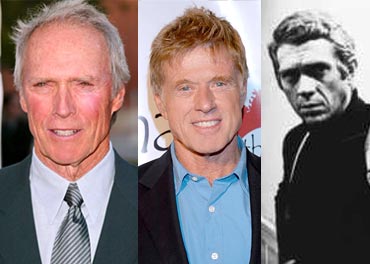Clint Eastwood, Robert Redford, Steve McQueen