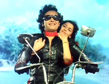 Rishi Kapoor and Dimple Kapadia