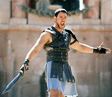 A scene from Gladiator