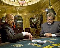 Ben Kingsley and Amitabh Bachchan in Teen Patti