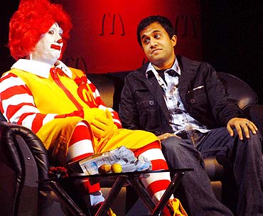 Ronald McDonald and Omi Vaidya