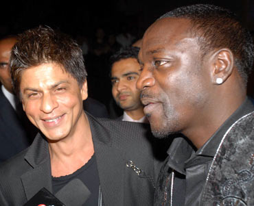 Shah Rukh Khan and Akon