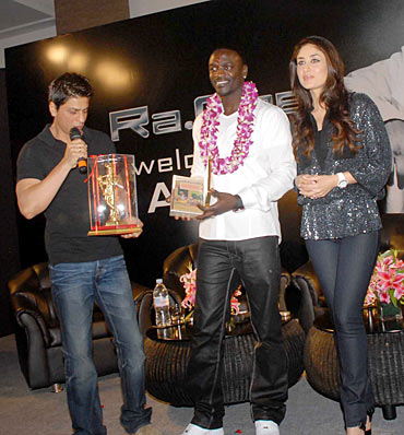 Shah Rukh Khan, Akon, Kareena Kapoor