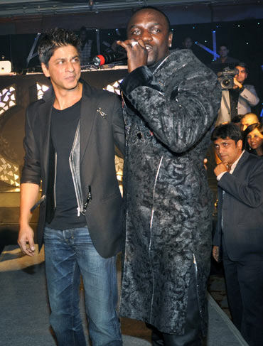 Shah Rukh Khan and Akon