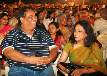 Satish Kaushik and Seema Biswas