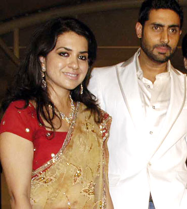 Shaina NC and Abhishek Bachchan