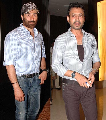 Sunny Deol and Irrfan Khan