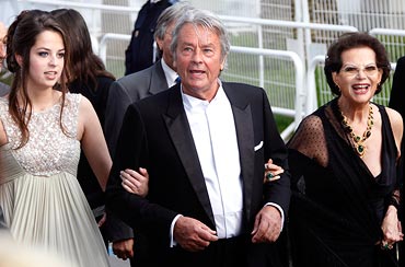 Anouchka, Alain Delon and Claudia Cardinale