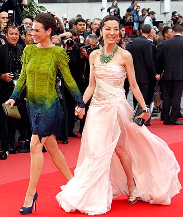 Evangeline Lily and Michelle Yeoh