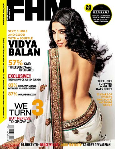Vidya Balan Ki Xxx Chudai Sex - Vidya Balan goes topless! - Rediff.com movies