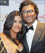 Ekta Kapoor and Sendhil Ramamurthy