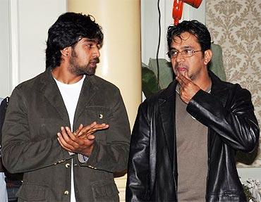 Chiranjeevi Sarja and Arjun