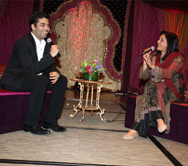Karan Johar and Mira Nair