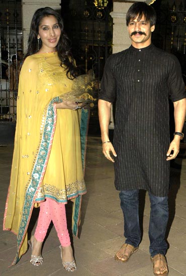 Sophie Choudry and Vivek Oberoi