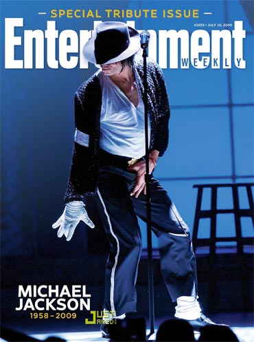 Michael Jackson on the cover of Entertainment Weekly