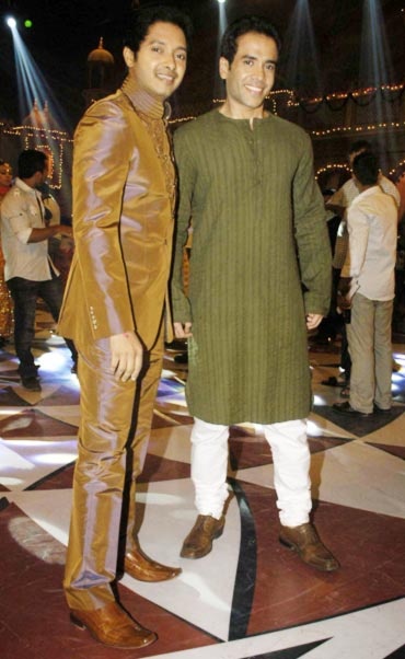 Shreyas Talpade and Tusshar Kapoor