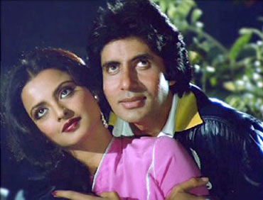 Amitabh Bachchan and Rekha in Silsila