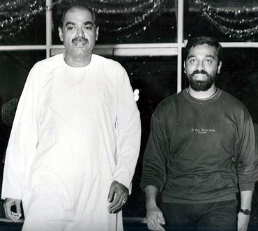 Ramanaidu with Kamal Haasan