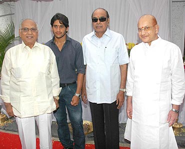 D Ramanaidu (third from left)