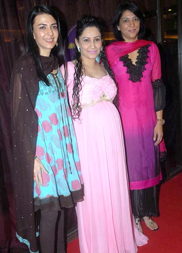 Namrata, Manyata and Priya Dutt