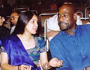 Neena Gupta and Sir Vivian Richards