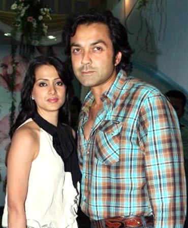 Tania and Bobby Deol