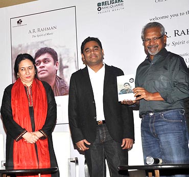 Nasreen Munni Kabir, A R Rahman and Mani Ratnam
