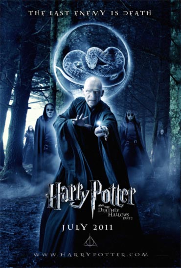 A movie poster of Harry Potter and the Deathly HAllows Part II