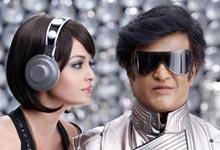 Aishwarya Rai Bachchan and Rajnikanth in Robot