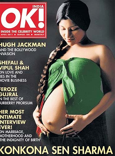 Konkona Sen Sharma on OK! cover