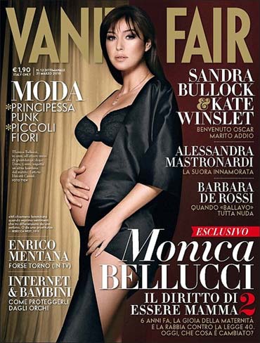 Monica Bellucci on Vanity Fair cover