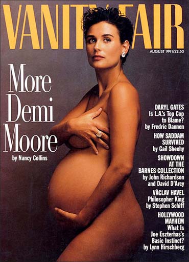 Demi Moore on Vanity Fair cover