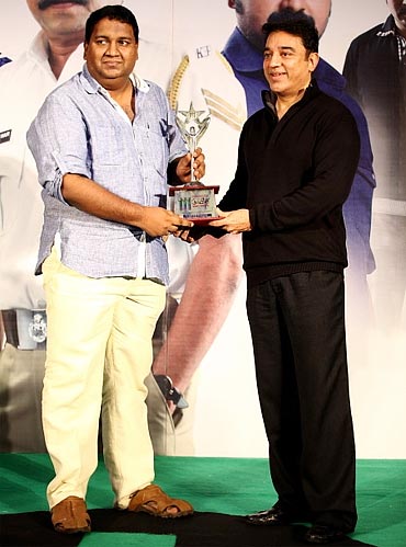 Kamal Haasan with Rajesh Pillai